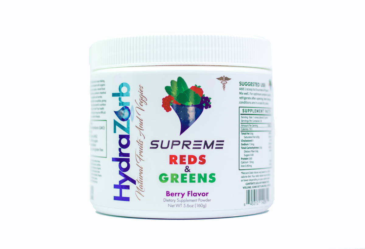 Supreme Reds and Greens supplement powder